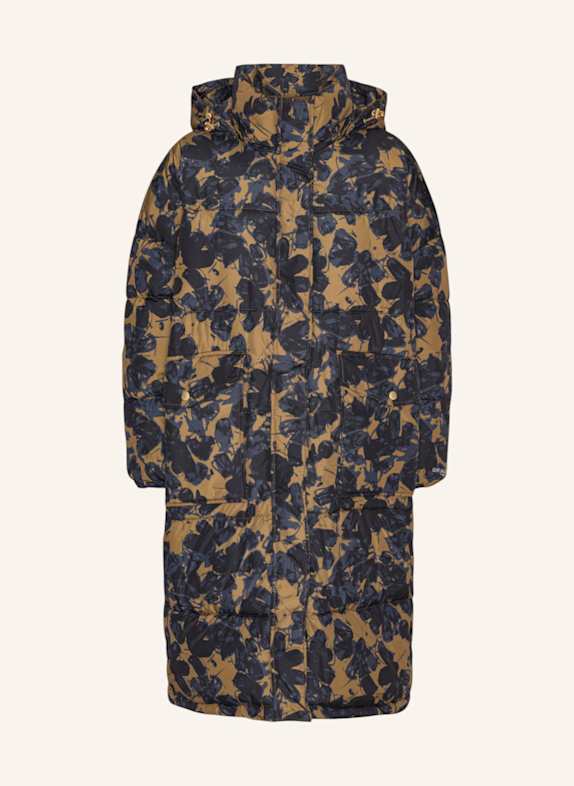 ILSE JACOBSEN Wintersteppmantel PEPPY06P SCHWARZ/ WEISS/ ROT