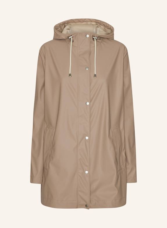 ILSE JACOBSEN Regenjacke TAUPE