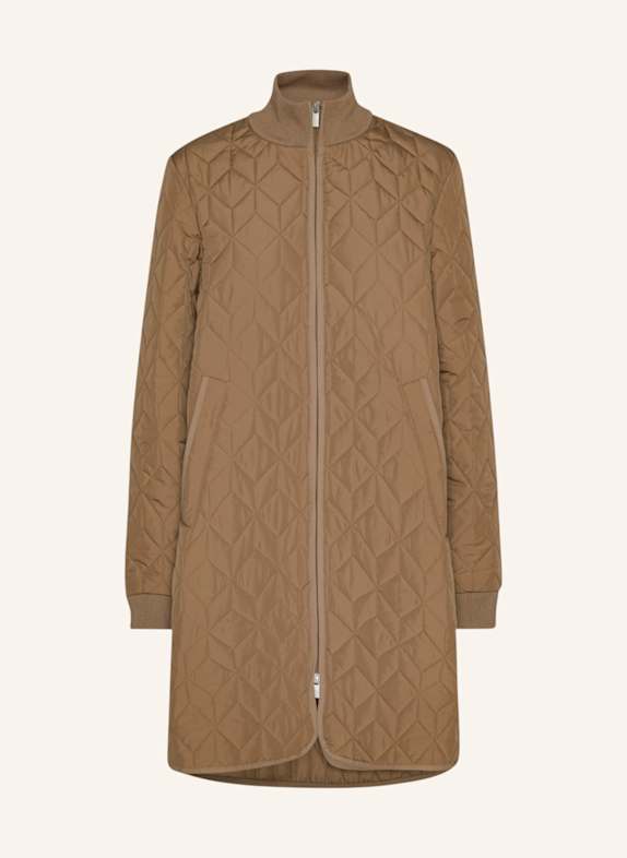 ILSE JACOBSEN Steppmantel CAMEL