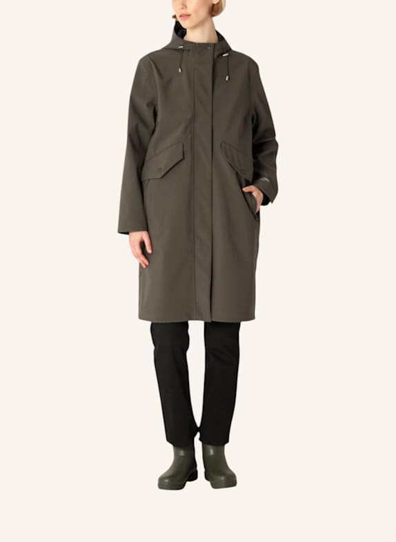 ILSE JACOBSEN Funktionsjacke DUNKELBRAUN