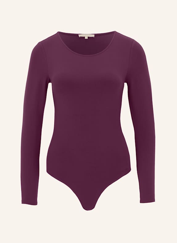Les Lunes Langarmbody ALENA WARM LONGSLEEVE THERMO BODYSUIT DUNKELROT