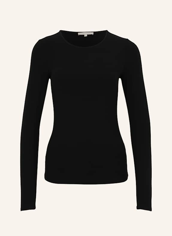 Les Lunes Langarmshirt SAAGE WARM THERMO LONGSLEEVE SCHWARZ