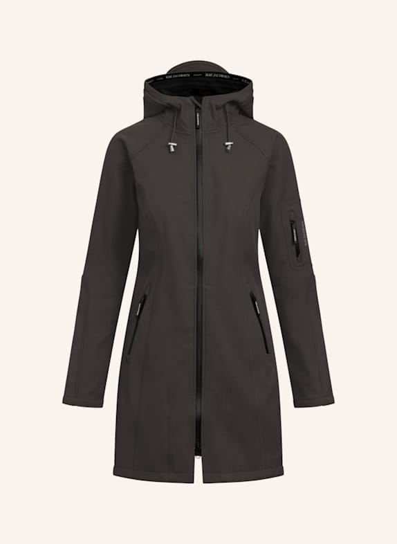 ILSE JACOBSEN Softshell-Mantel SCHWARZ
