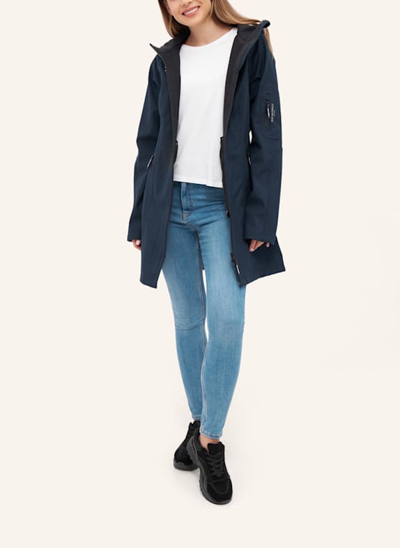 ILSE JACOBSEN Softshell-Mantel DUNKELBLAU