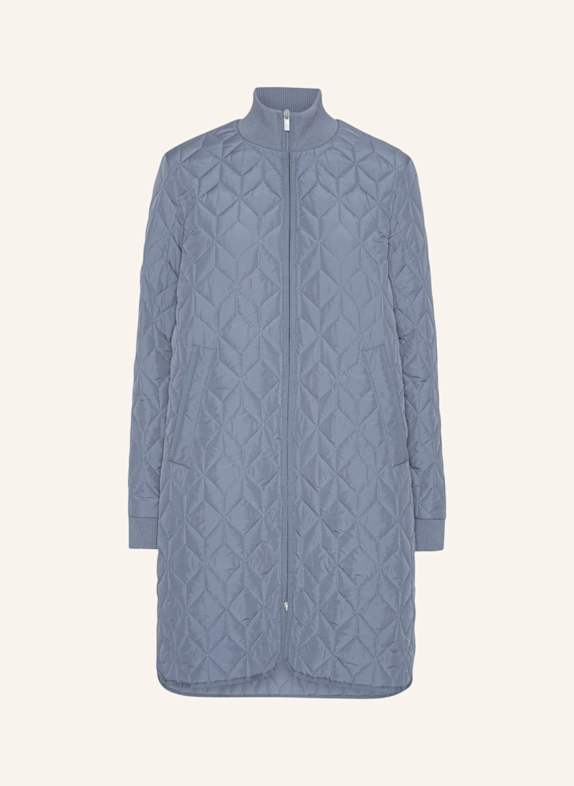 ILSE JACOBSEN Steppmantel BLAU