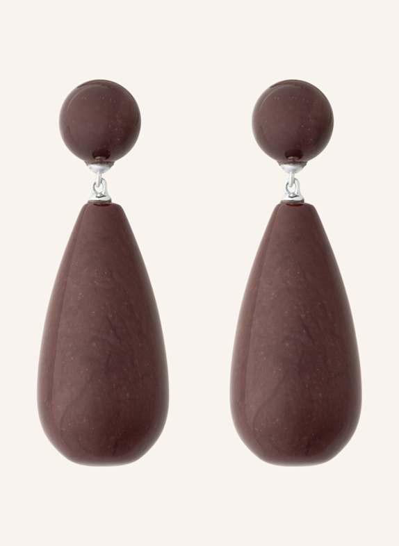 Lié Studio Ohrhänger THE LOLA EARRINGS DUNKELROT