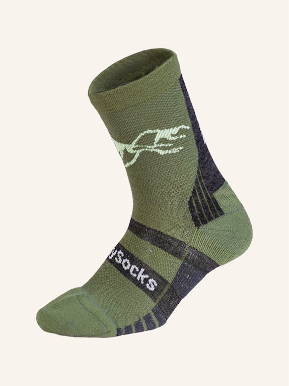 DillySocks Sportsocken ACTIVE MERINO GRÜN