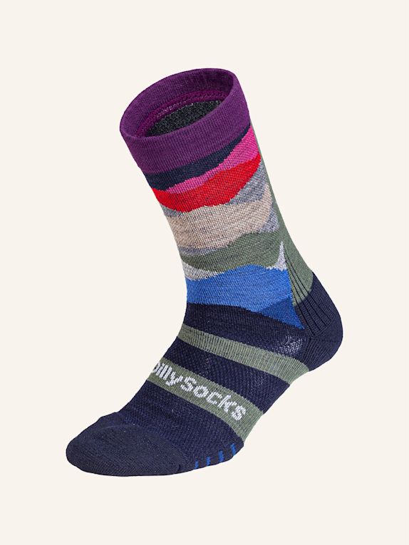 DillySocks Sportsocken ACTIVE MERINO GRÜN / BLAU