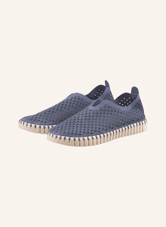 ILSE JACOBSEN Sneaker Low TULIP3275 BLAU / BEIGE