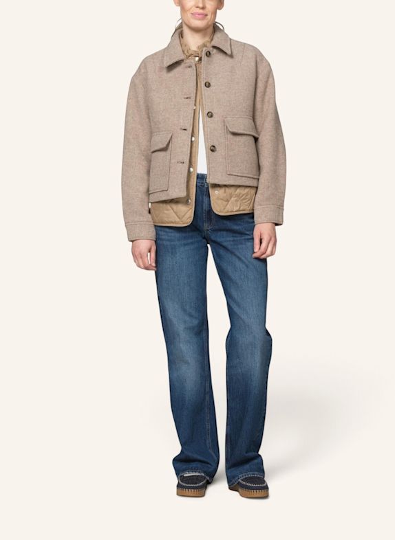 ILSE JACOBSEN Übergangsjacke MELTON01 BEIGE