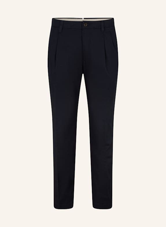 windsor. Bundfaltenhose Slim Fit DUNKELBLAU