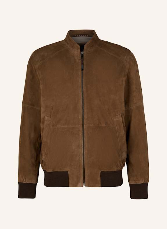 windsor. Lederblouson BRAUN