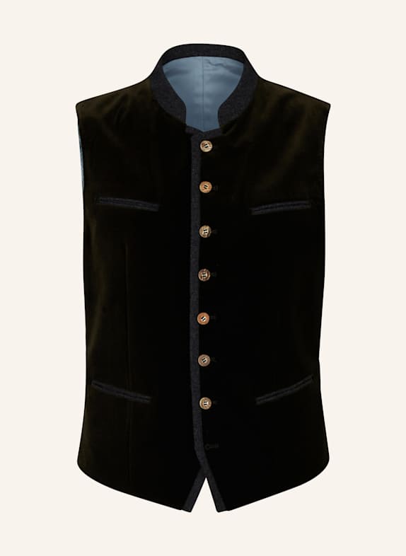 windsor. Weste DUNKELGRÜN/ GRAU