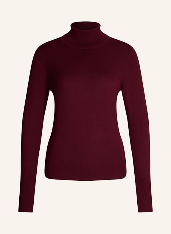 windsor. Rollkragenpullover aus Merinowolle ROT