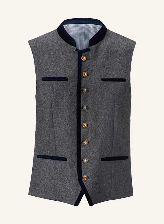 windsor. Weste GRAU/ DUNKELBLAU