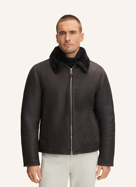 windsor. Lederjacke BRAUN