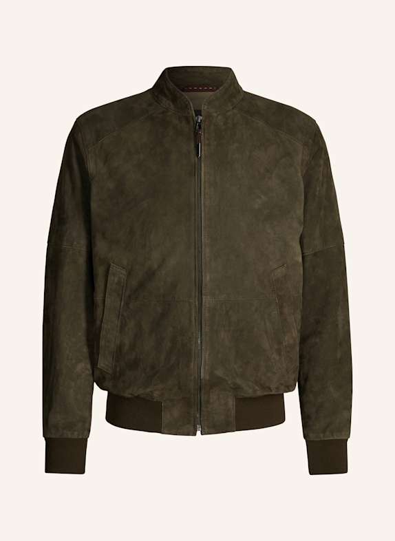 windsor. Lederblouson OLIV