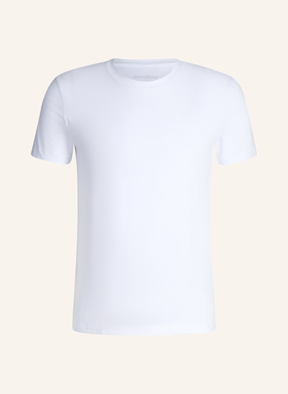 windsor. T-Shirt Doppelpack WEISS