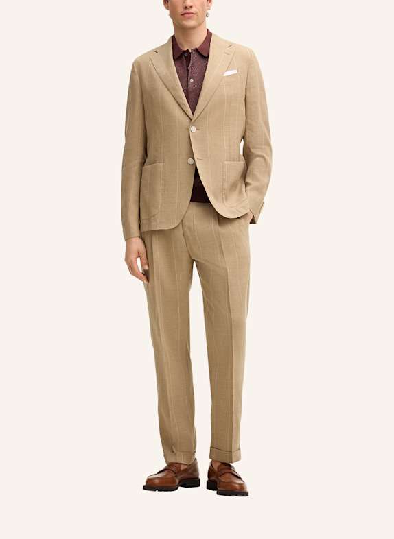 windsor. Anzugsakko GIORNO Extra Slim Fit mit Leinen BEIGE