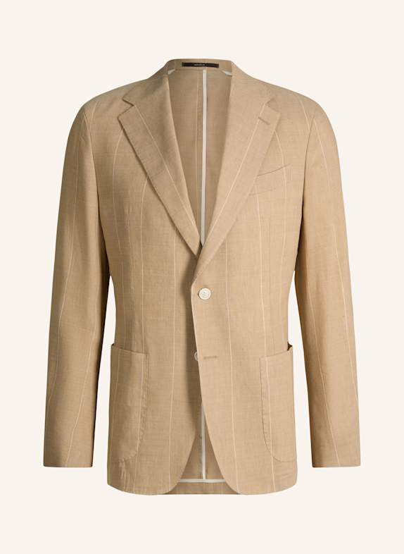 windsor. Anzugsakko GIORNO Extra Slim Fit mit Leinen BEIGE