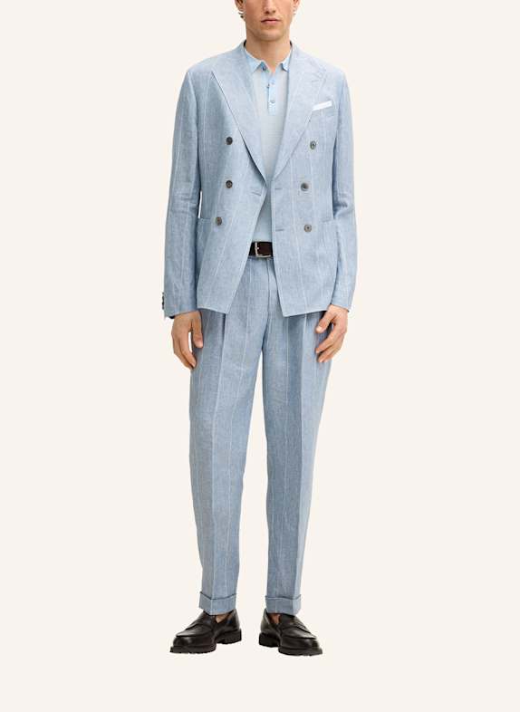 windsor. Strick-Poloshirt LINDO HELLBLAU