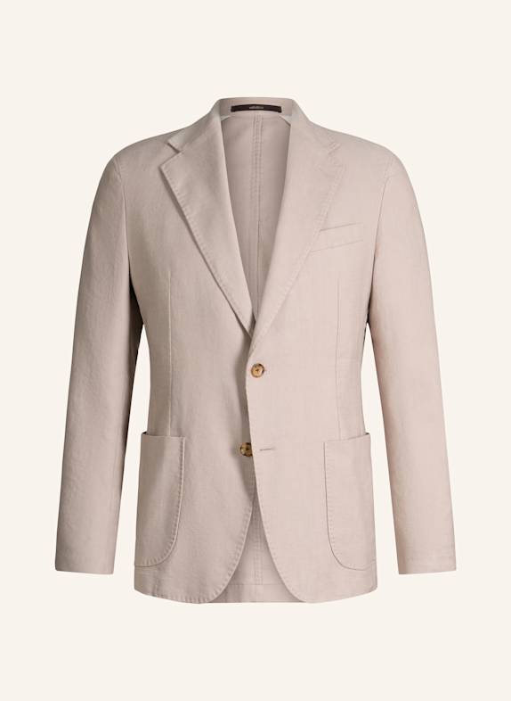 windsor. Anzugsakko GIRO Slim Fit mit Leinen BEIGE
