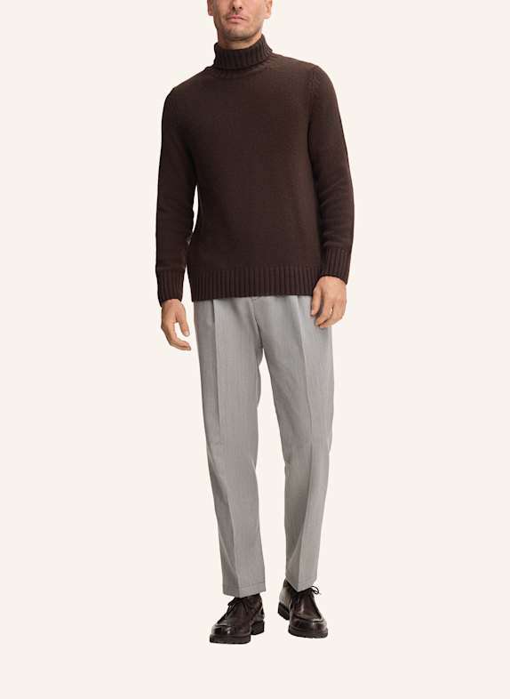 windsor. Cashmere-Rollkragenpullover ECOSIO DUNKELBRAUN