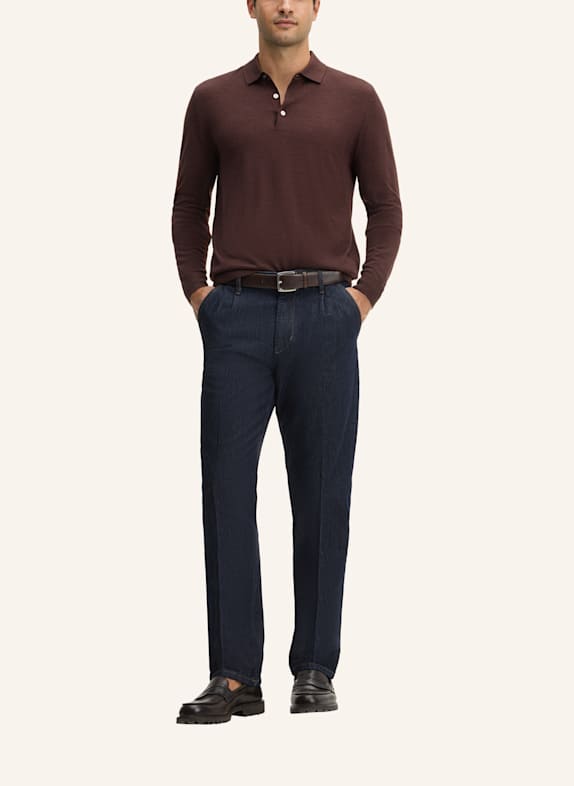 windsor. Strick-Poloshirt NANDO ROT