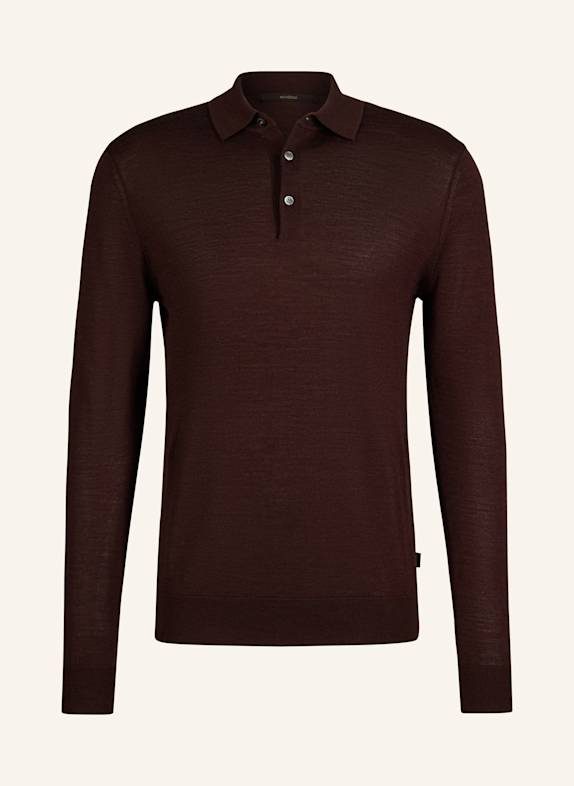 windsor. Strick-Poloshirt NANDO ROT