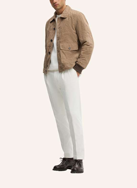 windsor. Lederjacke GRAU