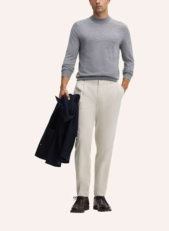 windsor. Bundfaltenhose Regular Fit GRAU