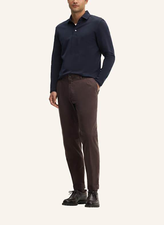 windsor. Bundfaltenhose Regular Fit ROT