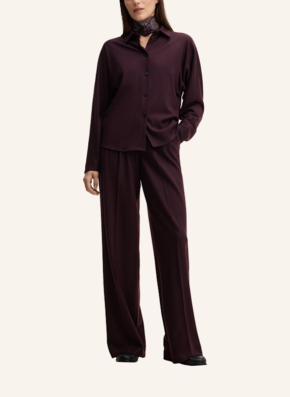 windsor. Hemdbluse aus Jersey DUNKELROT