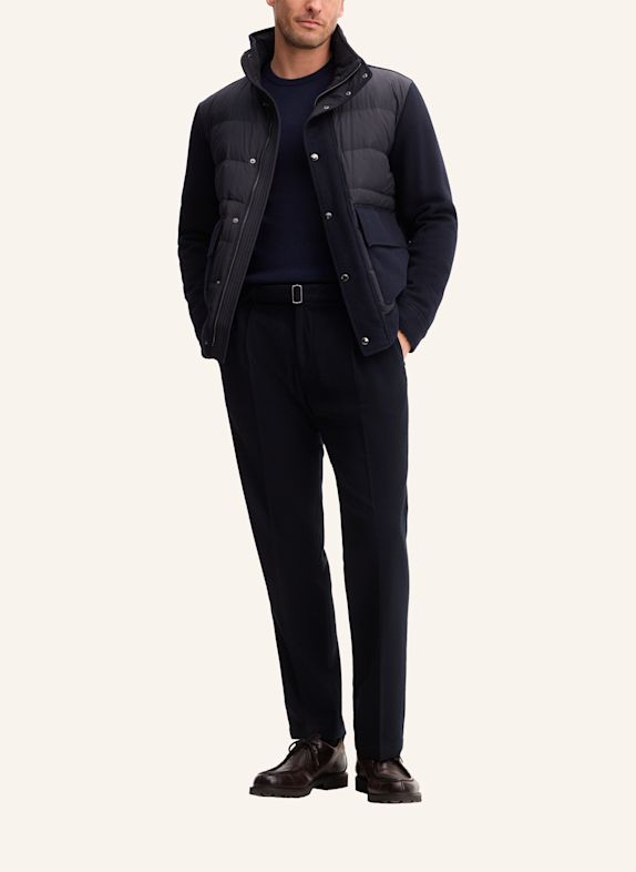 windsor. Bundfaltenhose DUNKELBLAU