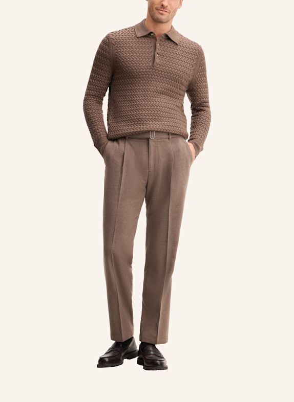 windsor. Bundfaltenhose BRAUN