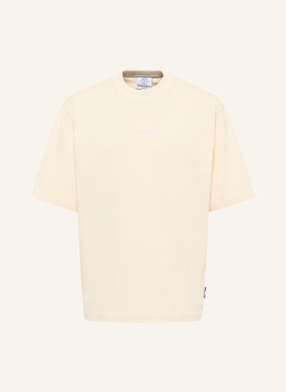 CARLO COLUCCI Oversize T-Shirt - La Famiglia DONNER BEIGE