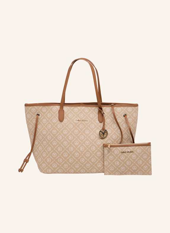 CARLO COLUCCI Shopper DESSERRA BEIGE