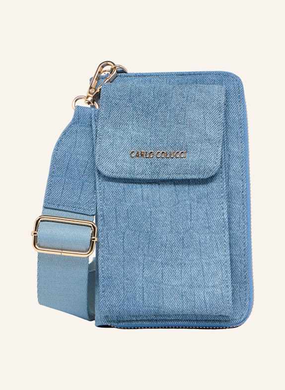 CARLO COLUCCI Handy Geldbörse DI GENIO BLAU