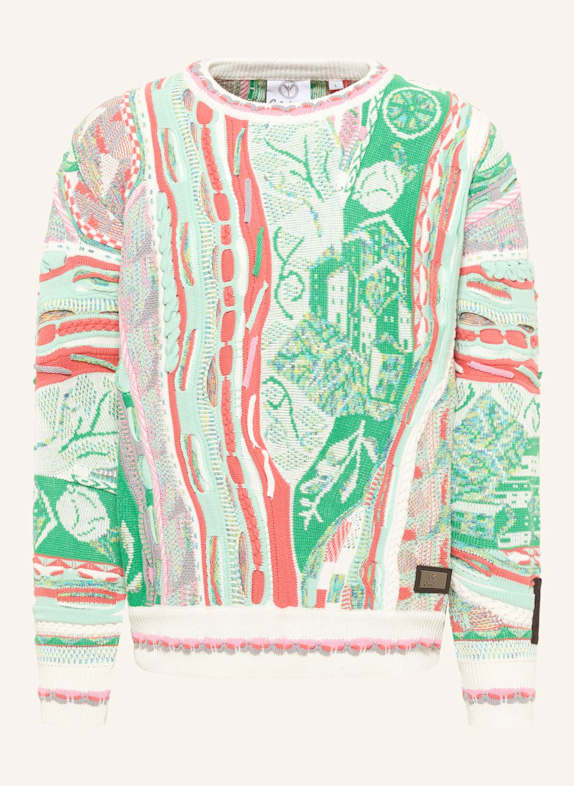 CARLO COLUCCI Strickpullover EBERHOEFER GRÜN