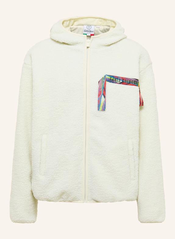CARLO COLUCCI Oversize Teddy Jacke - COLUCCI Tapes FAIETTI WEISS