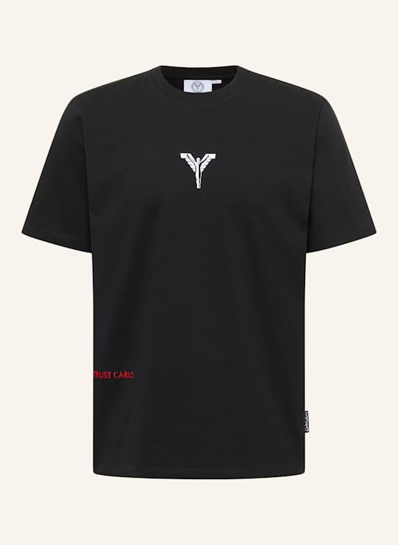 CARLO COLUCCI T-Shirt FAKE NEWS - Black Friday FAES SCHWARZ