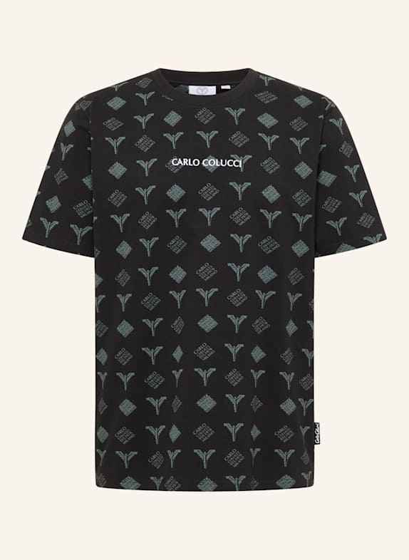 CARLO COLUCCI Logo T-Shirt - Black Friday FALCHI SCHWARZ