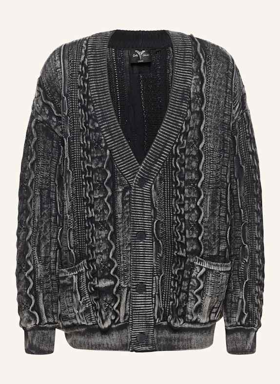 CARLO COLUCCI Strickjacke - Carat 2.0 FANT SCHWARZ