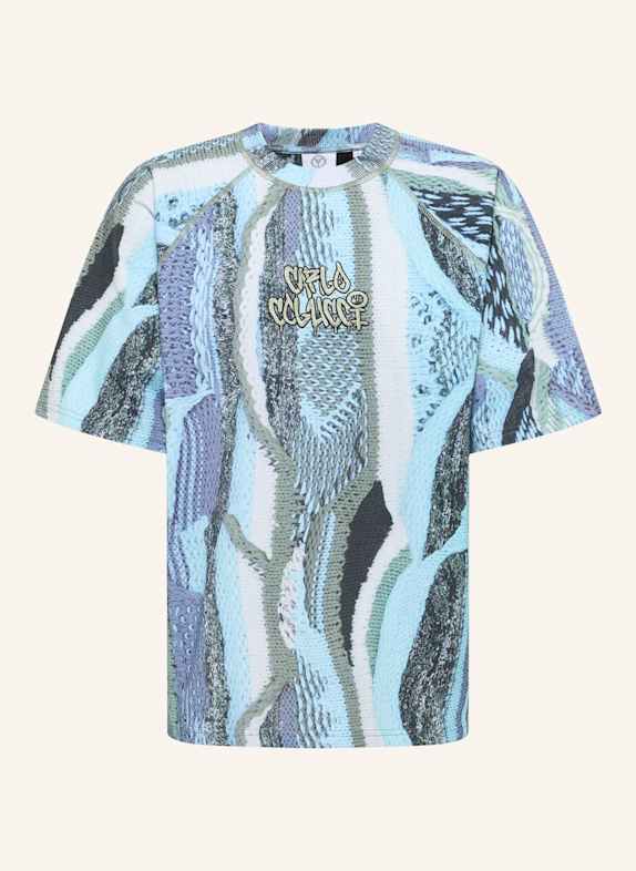 CARLO COLUCCI Oversize T-Shirt - Zoom in ETTORI HELLBLAU