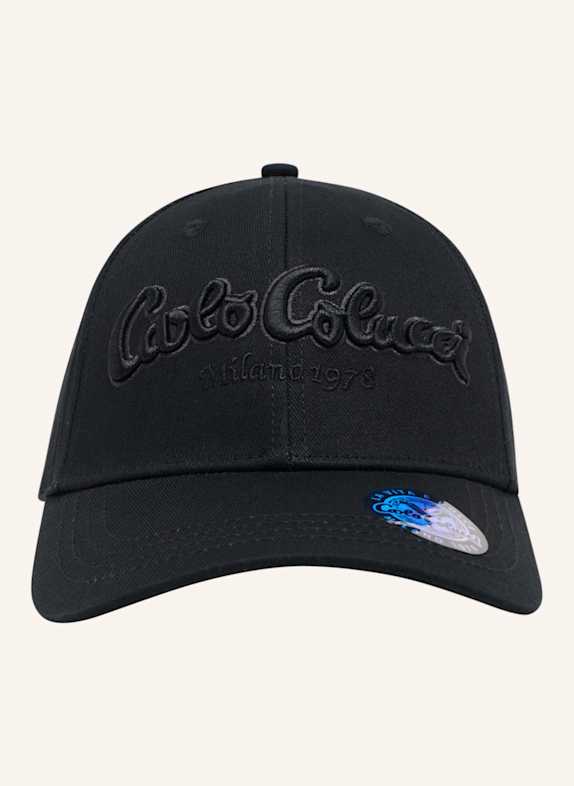 CARLO COLUCCI Unisex Basic Basecap ELEZI SCHWARZ
