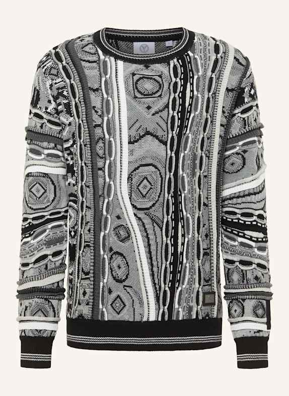 CARLO COLUCCI Strickpullover FAZAL SCHWARZ