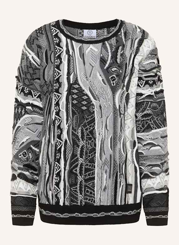 CARLO COLUCCI Strickpullover FAZZI DUNKELGRAU