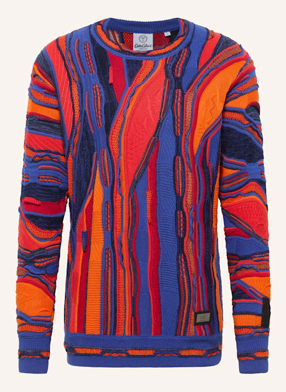 CARLO COLUCCI Strickpullover FAZIO DUNKELBLAU
