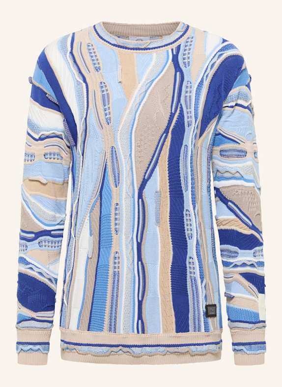 CARLO COLUCCI Strickpullover FAZIO BLAU