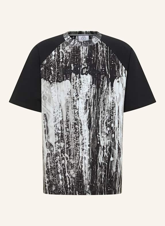 CARLO COLUCCI T-Shirt - AI DRIP KNIT FANTINI SCHWARZ